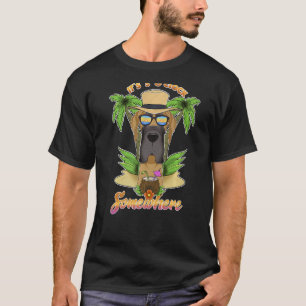 Es ist 5 Uhr irgendwo trinken Great Dane T-Shirt