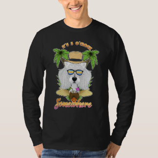Es ist 5 Uhr irgendwo trinken Poodle T-Shirt