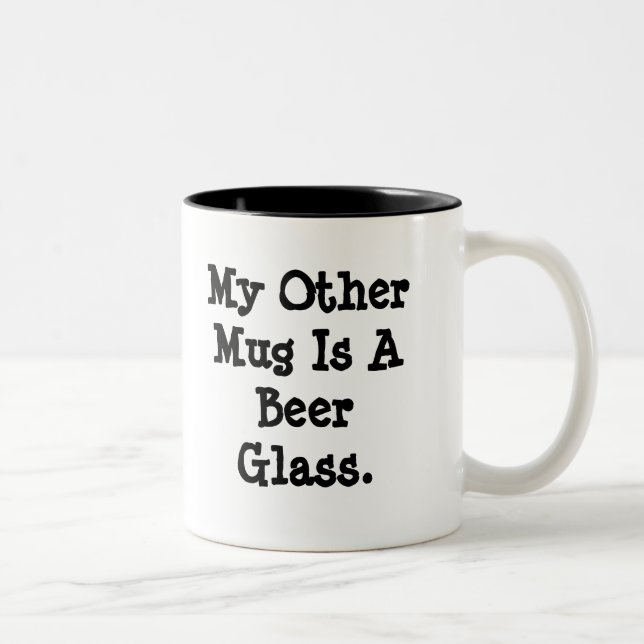 Es ist 5 Uhr irgendwo Zweifarbige Tasse (Rechts)