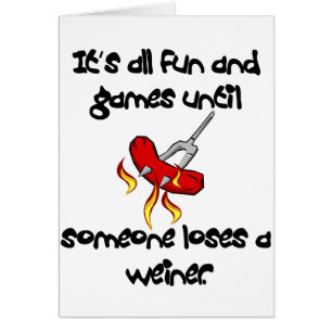 Es ist aller Spaß und Spiele, bis jemand ein