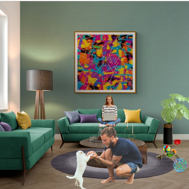 Es ist alles Abstrakt verbunden Poster (Von Creator hochgeladen)