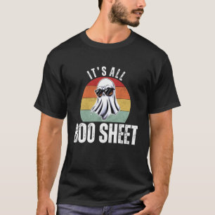 Es ist alles Boo-Blatt lustiger Geist Halloween fa T-Shirt