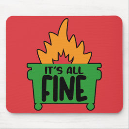 Es ist alles Feinstaubfeuer Mousepad