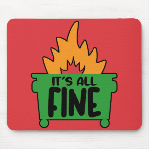 Es ist alles Feinstaubfeuer Mousepad