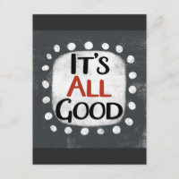 Es ist alles Gute Postkarte
