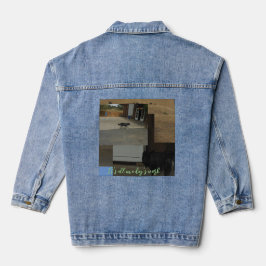 Es ist alles in einem Tag Arbeit Hunde. Jeansjacke