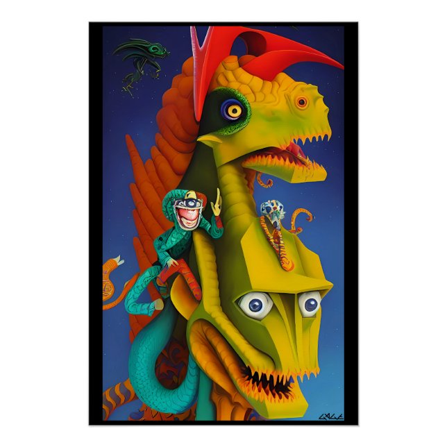 Es ist alles Lizard-Speak Poster (Vorderseite)