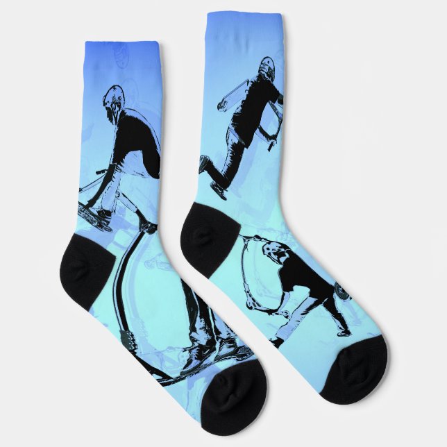 Es ist alles über den Scooter! - Scooter Trick Soc Socken (Rechts)