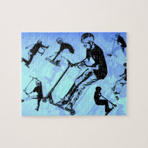 Es ist alles über den Scooter! - Scooter Tricks Puzzle