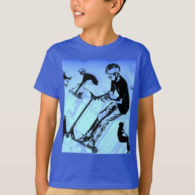 Es ist alles über den Scooter! - Scooter Tricks T-Shirt (Vorderseite)