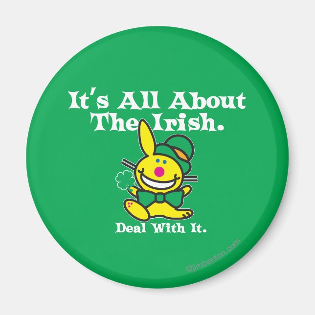 Es ist alles über die Iren (grün) Magnet (Vorne)