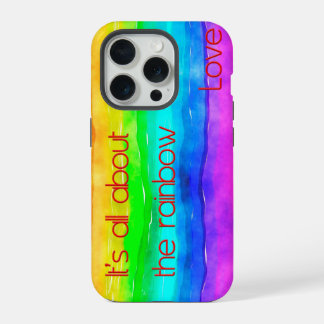 Es ist alles über die Regenbogenliebe 03 iPhone 15 Pro Hülle