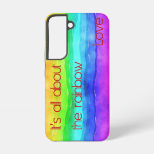 Es ist alles über die Regenbogenliebe 03 Samsung Galaxy Hülle