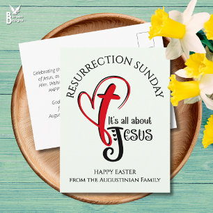ES IST ALLES ÜBER JESUS Christliches Ostern Feiertagspostkarte