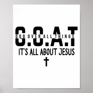 Es ist alles über Jesus, macht den Himmel überfüll Poster