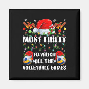 Es ist am meisten lustig, das Volleyballspiel zu b Magnet