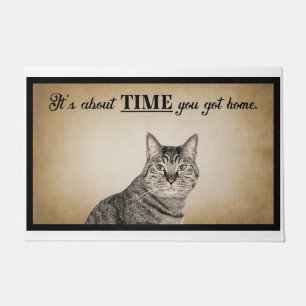 Es ist an der Zeit, dass du Zuhause-American Cat G Fußmatte