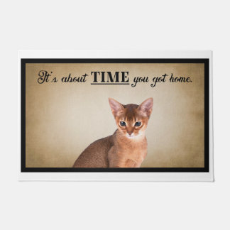 Es ist an der Zeit, dass du Zuhause-American Cat G Fußmatte