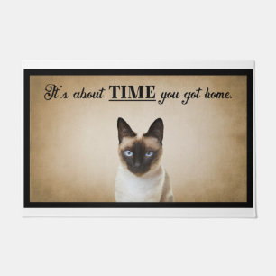 Es ist an der Zeit, dass du Zuhause-American Cat G Fußmatte