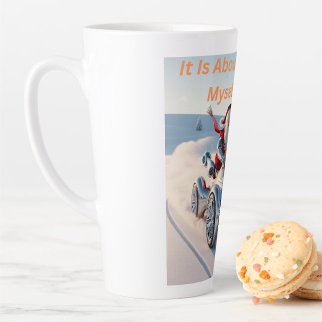 Es ist an der Zeit, dass ich mir ein Geschenk beso Milchtasse (Beispiel)