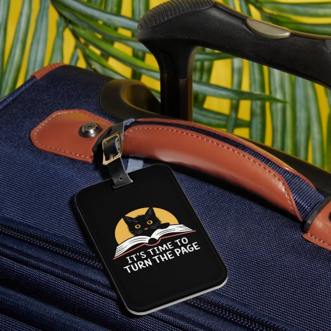 Es ist an der Zeit, die Seite Kamala Harris politi Gepäckanhänger (Vorderseite Insitu 1)