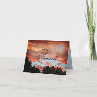 Es ist an der Zeit, die Sonnenuntergänge zu genieß Feiertagskarte