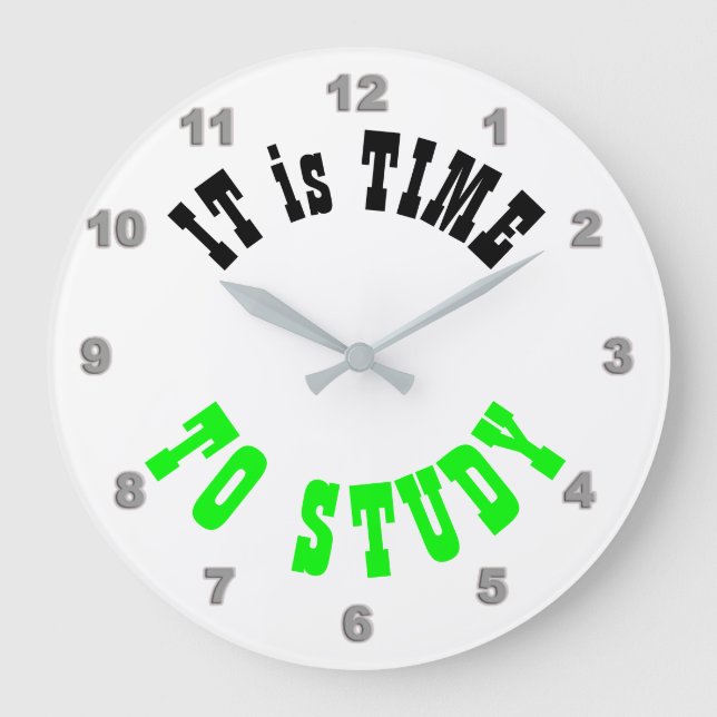 Es ist an der Zeit, die Uhr zu studieren (Vorderseite)
