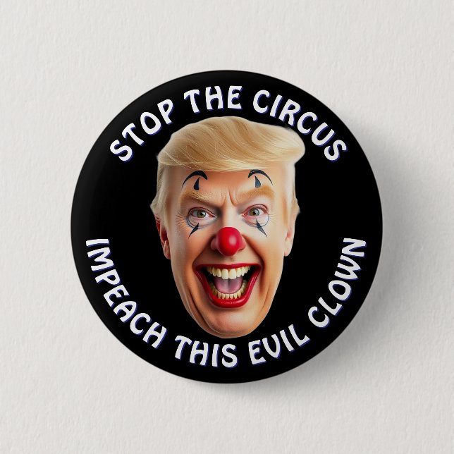 Es ist an der Zeit, diesen bösen Clown groß zu imp Button (Vorderseite)