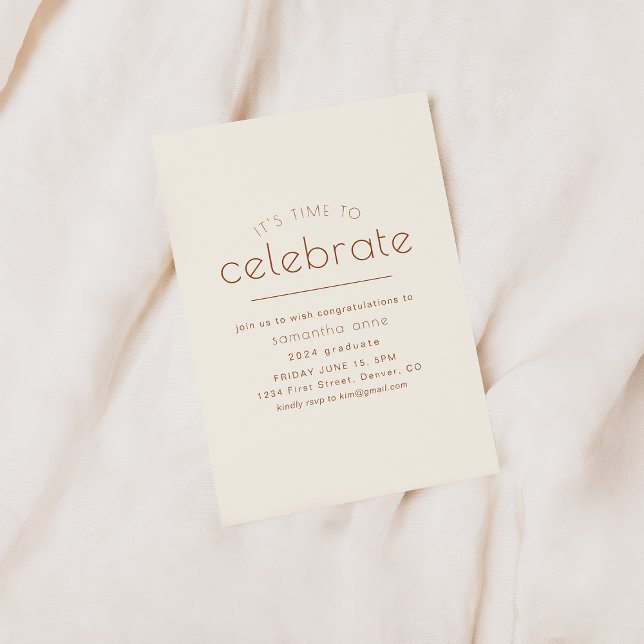 Es ist an der Zeit, Party zu feiern und einzuladen Einladung (Von Creator hochgeladen)