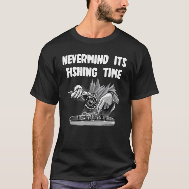 Es ist Angelzeit T-Shirt (Vorderseite)