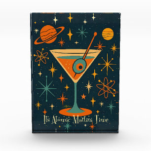 Es ist Atomic Martini Time Cosmic Stars Fotoblock