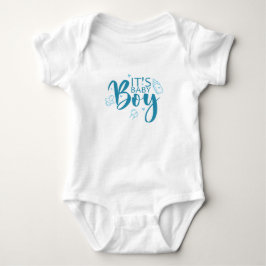 Es ist Baby Boy Pregnancy Announcement Gender Reve Strampler