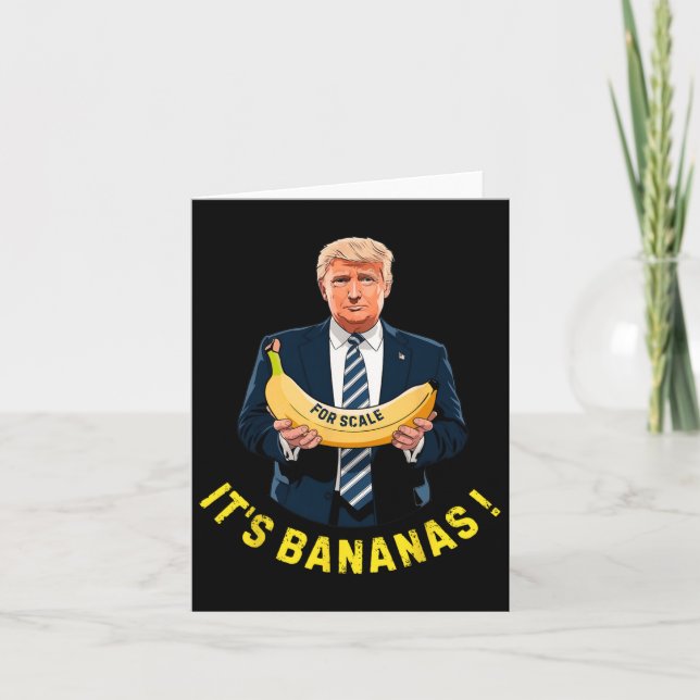 Es ist Banana (für Maßstab) Starship Funny Trump T Karte (Vorderseite)