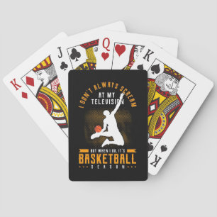 Es Ist Basketball-Saison Spielkarten