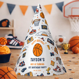 Es ist Basketball-Spielzeit zum 1. Geburtstag im R Partyhütchen