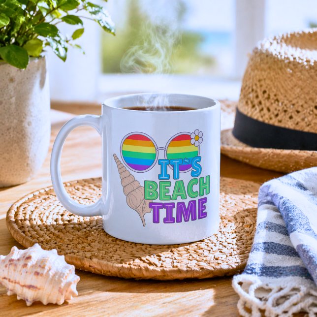 Es ist Beach Time Kaffeetasse (Von Creator hochgeladen)