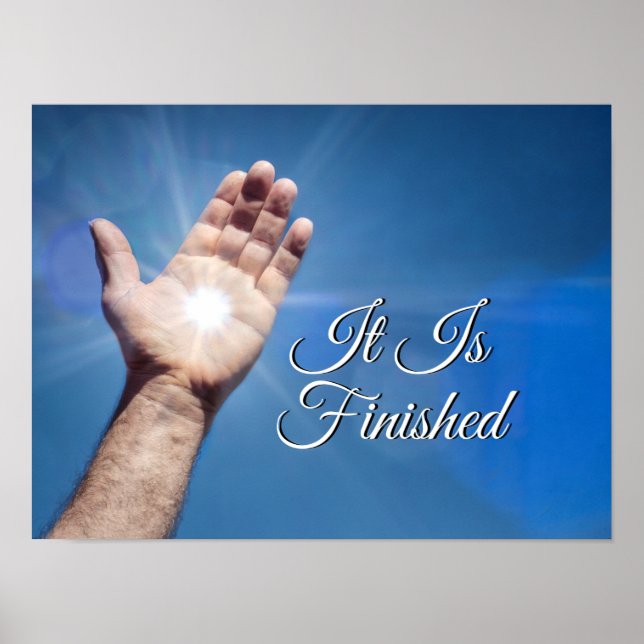 Es ist beendet poster (Vorne)