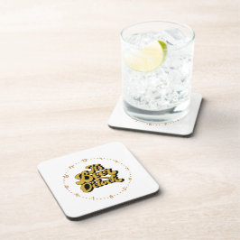 Es ist Beer O'Clock auf einem Getränkeuntersetzer