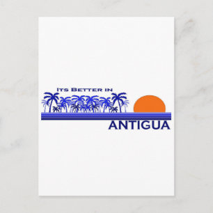 Es ist besser in Antigua Postkarte