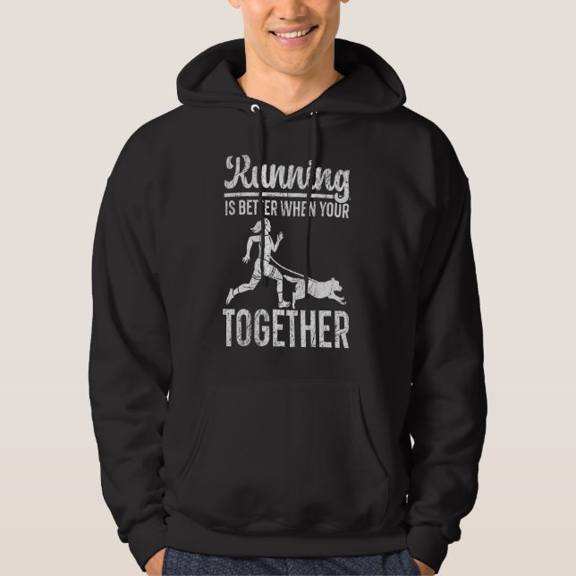Es ist besser zu laufen, wenn man zusammen Canicro Hoodie (Vorderseite)