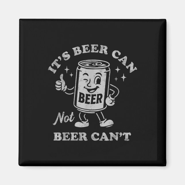 Es ist Bier kann kein Bier lustig Trinken Frauen M Magnet (Vorne)