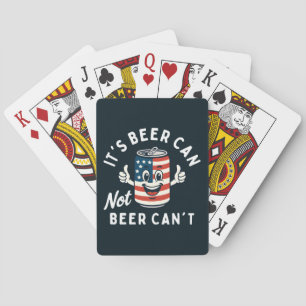Es ist Bier kann nicht sein kann nicht lustiges Pa Spielkarten