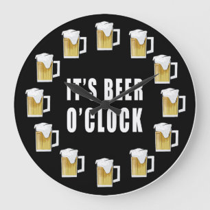 Es ist Bier Uhr - Lustiges Uhren Design