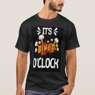 Es ist Bingo O'Clock zu welcher Zeit es Retro vorh T-Shirt