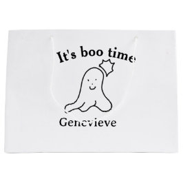 Es ist boo Name Halloween Datum Geister schwarz Große Geschenktüte