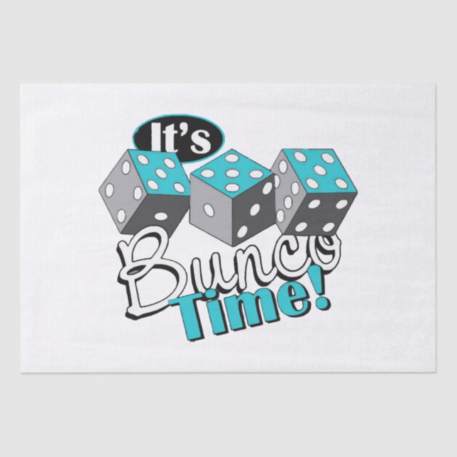 Es ist Bunco Time! Seidenpapier (Vorderseite)