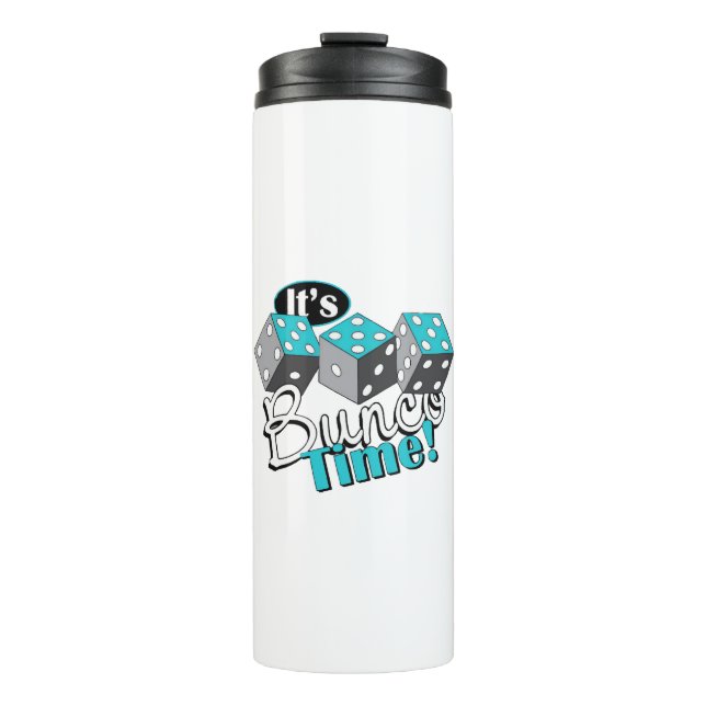 Es ist Bunco Time! Thermosbecher (Vorderseite)