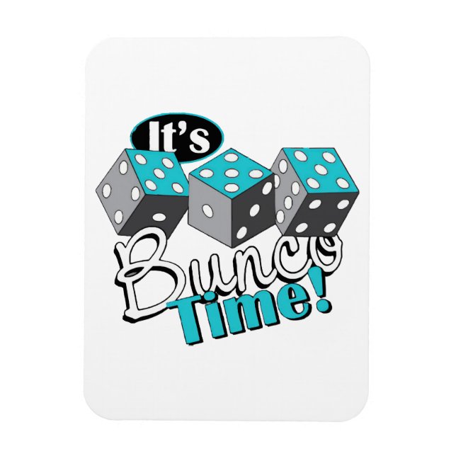Es ist Bunco-Zeit! Magnet (Vertikal)