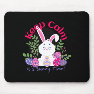 Es ist Bunny Time Lustiger Ostersonntag Eierjagd G Mousepad