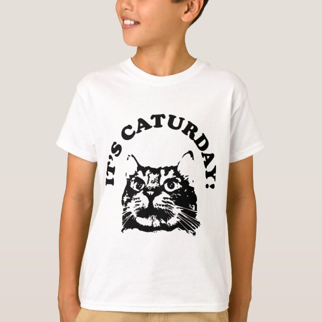 Es ist Caturday T-Shirt (Vorderseite)